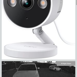 Tapo 2K QHD Security Camera Indoor/Outdoor. Security Camera with Night Vision